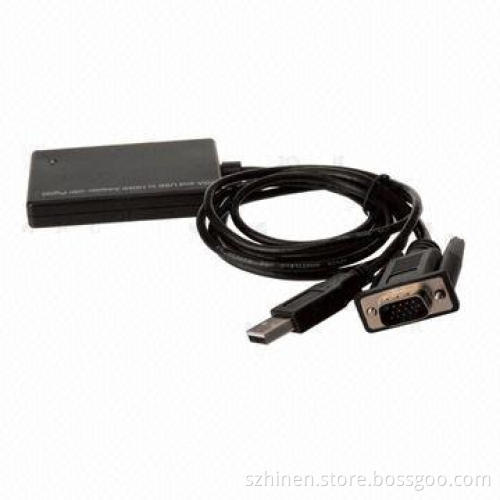 VGA and USB to HDMI Adapter with Pigtail